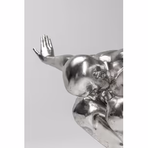 Figurka dekoracyjna ATHLET XL 100 - srebrny