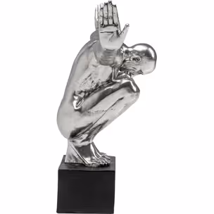 Figurka dekoracyjna ATHLET XL 100 - srebrny
