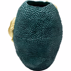 Wazon dekoracyjny CHAMELEON JACK FRUIT 39 - zielony/złoty
