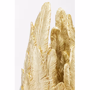 Wazon dekoracyjny FEATHERS 80 - złoty
