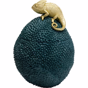 Pudełko na biżuterię CHAMELEON 34 - zielony/złoty