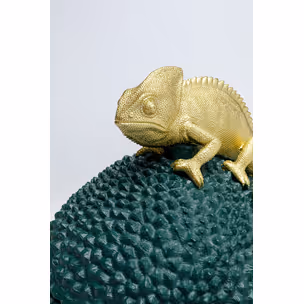 Pudełko na biżuterię CHAMELEON 34 - zielony/złoty