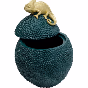 Pudełko na biżuterię CHAMELEON 34 - zielony/złoty