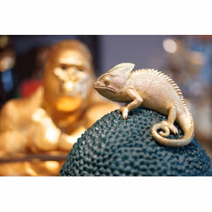 Pudełko na biżuterię CHAMELEON 34 - zielony/złoty