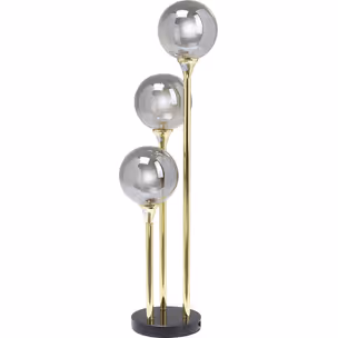 Lampa stołowa AL CAPONE TRE - dymiony/złoty