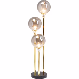 Lampa stołowa AL CAPONE TRE - dymiony/złoty