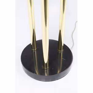 Lampa stołowa AL CAPONE TRE - dymiony/złoty