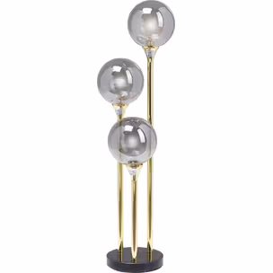 Lampa stołowa AL CAPONE TRE - dymiony/złoty