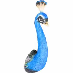 Dekoracja ścienna PEACOCK - niebieski