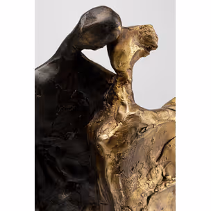 Figurka dekoracyjna ABSTRACT LOVE 50 - złoty/czarny