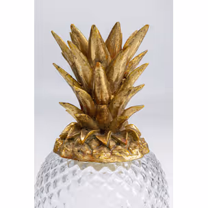 Słoik dekoracyjny PINEAPPLE VISIBLE - transparentny/złoty