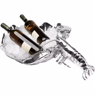 Cooler aluminiowy LOBSTER - srebrny