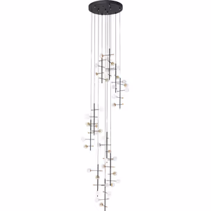 Lampa wisząca TRAPEZ 280 - czarny