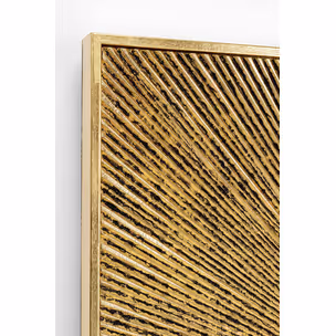 Dekoracja ścienna ILLUMINO 120x120 - złoty