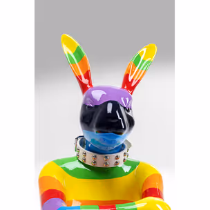 Figurka dekoracyjna GANGSTER RABBIT RAINBOW - multikolor
