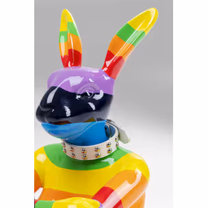 Figurka dekoracyjna GANGSTER RABBIT RAINBOW - multikolor