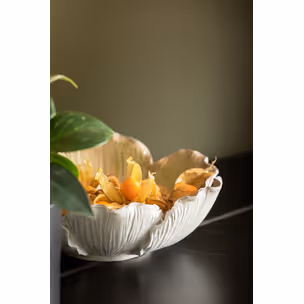 Misa dekoracyjna FLOWER BLOOM 20 - kremowy/złoty
