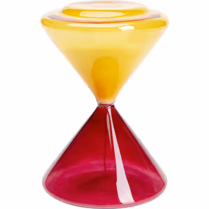 Klepsydra HOURGLASS - czerwony/pomarańczowy