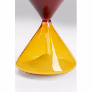 Klepsydra HOURGLASS - czerwony/pomarańczowy