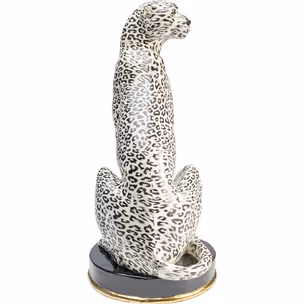 Figurka dekoracyjna CHEETAH - beżowy/czarny