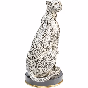 Figurka dekoracyjna CHEETAH - beżowy/czarny