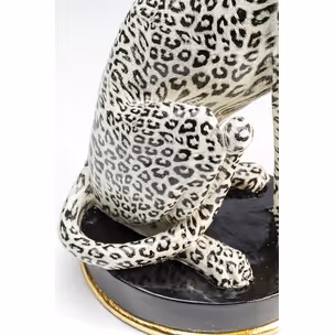 Figurka dekoracyjna CHEETAH - beżowy/czarny