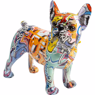 Figurka dekoracyjna GRAFITTI DOG - multikolor