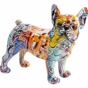 Figurka dekoracyjna GRAFITTI DOG - multikolor