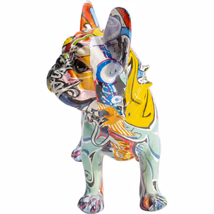 Figurka dekoracyjna GRAFITTI DOG - multikolor
