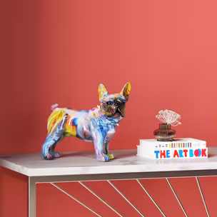Figurka dekoracyjna FRENCHIE COLORFUL - multikolor