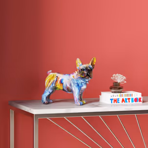 Figurka dekoracyjna FRENCHIE COLORFUL - multikolor