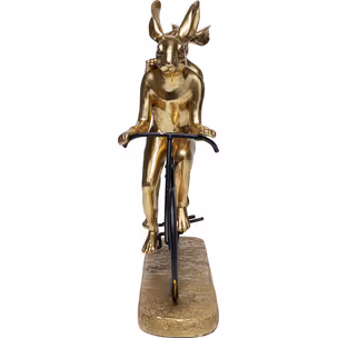 Figurka dekoracyjna TANDEM RABBITS - złoty/czarny