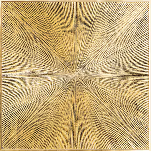 Dekoracja ścienna ILLUMINO 80x80 - złoty