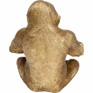 Figurka dekoracyjna z miską HOLDING BOWL - złoty