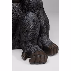 Stojak na papier toaletowy SITTING MONKEY GORILLA - czarny
