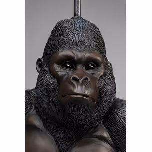 Stojak na papier toaletowy SITTING MONKEY GORILLA - czarny