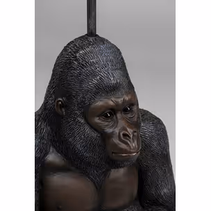 Stojak na papier toaletowy SITTING MONKEY GORILLA - czarny