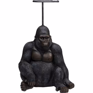 Stojak na papier toaletowy SITTING MONKEY GORILLA - czarny