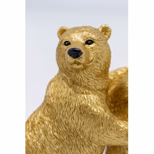 Figurka dekoracyjna TIPSY DANCING BEARS - złoty