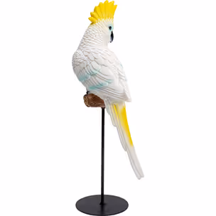 Figurka dekoracyjna PARROT COCKATOO - biały