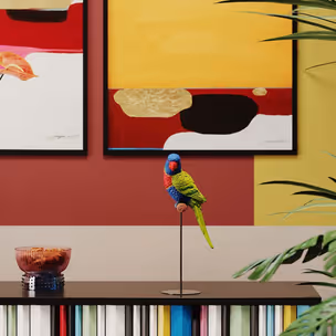 Figurka dekoracyjna PARROT - multikolor