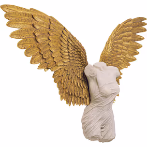 Dekoracja ścienna GUARDIAN ANGEL FEMALE 203x140 - beżowy/złoty