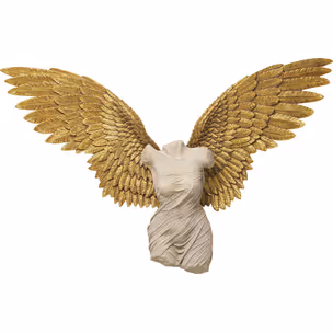 Dekoracja ścienna GUARDIAN ANGEL FEMALE 203x140 - beżowy/złoty