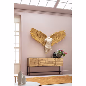 Dekoracja ścienna GUARDIAN ANGEL MALE 208x136 - beżowy/złoty