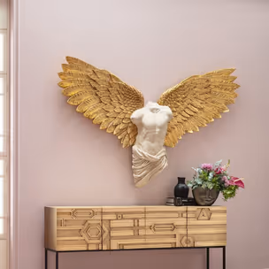 Dekoracja ścienna GUARDIAN ANGEL MALE 208x136 - beżowy/złoty