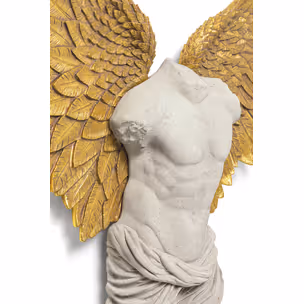 Dekoracja ścienna GUARDIAN ANGEL MALE 208x136 - beżowy/złoty