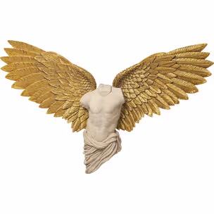 Dekoracja ścienna GUARDIAN ANGEL MALE 208x136 - beżowy/złoty