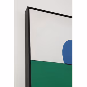 Obraz ABSTRACT SHAPES GREEN 73x143