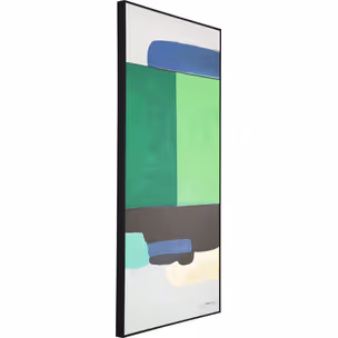 Obraz ABSTRACT SHAPES GREEN 73x143