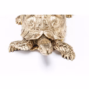 Figurka dekoracyjna TURTLE SMALL - złoty